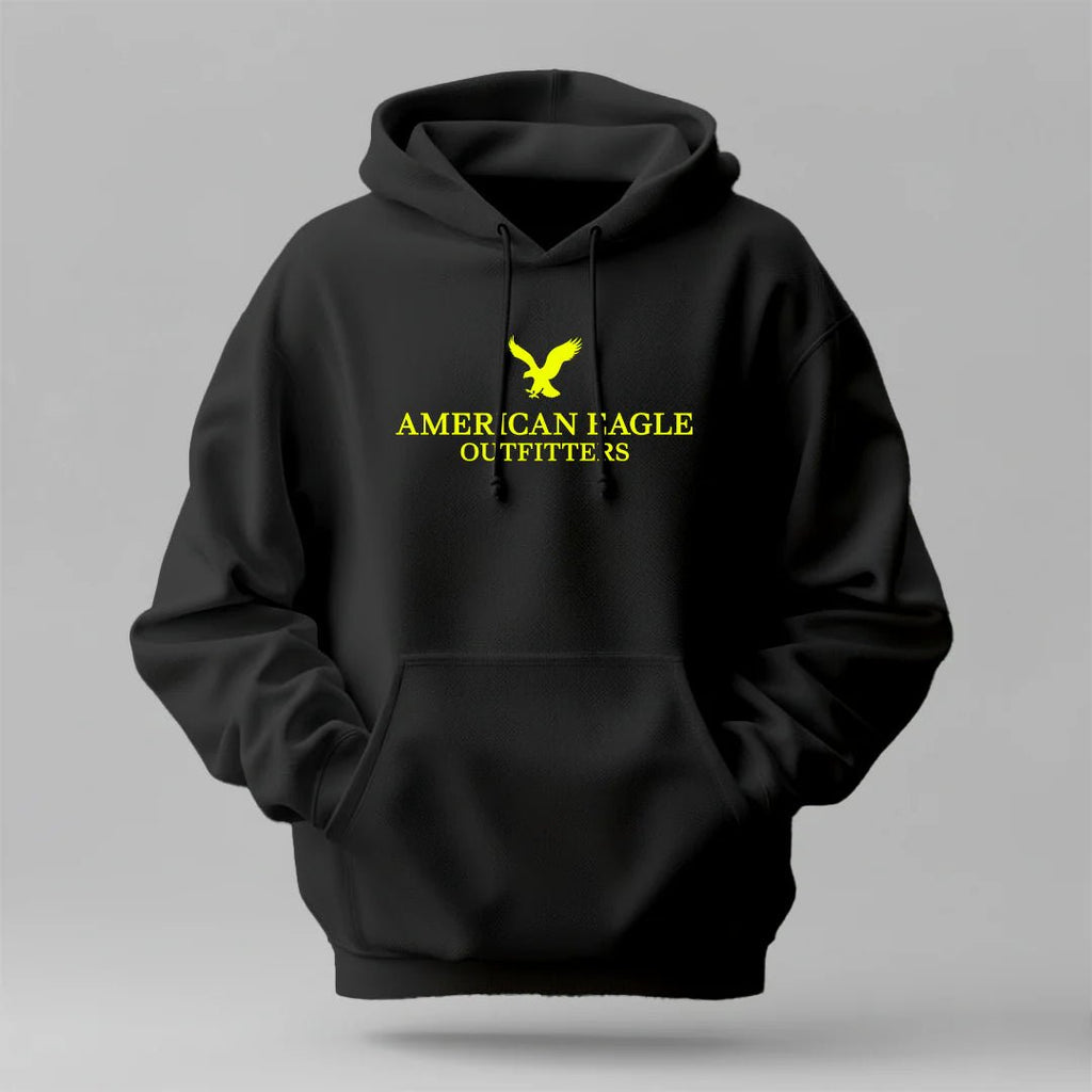 American Eagle - Winter Regular Fit Hoodie - NoirFashion