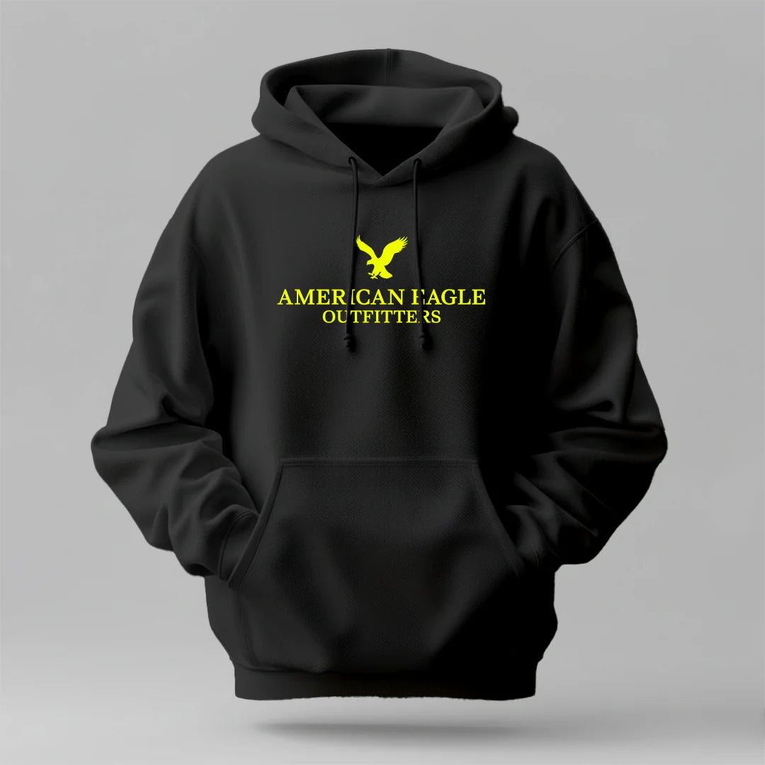 American Eagle - Winter Regular Fit Hoodie - NoirFashion