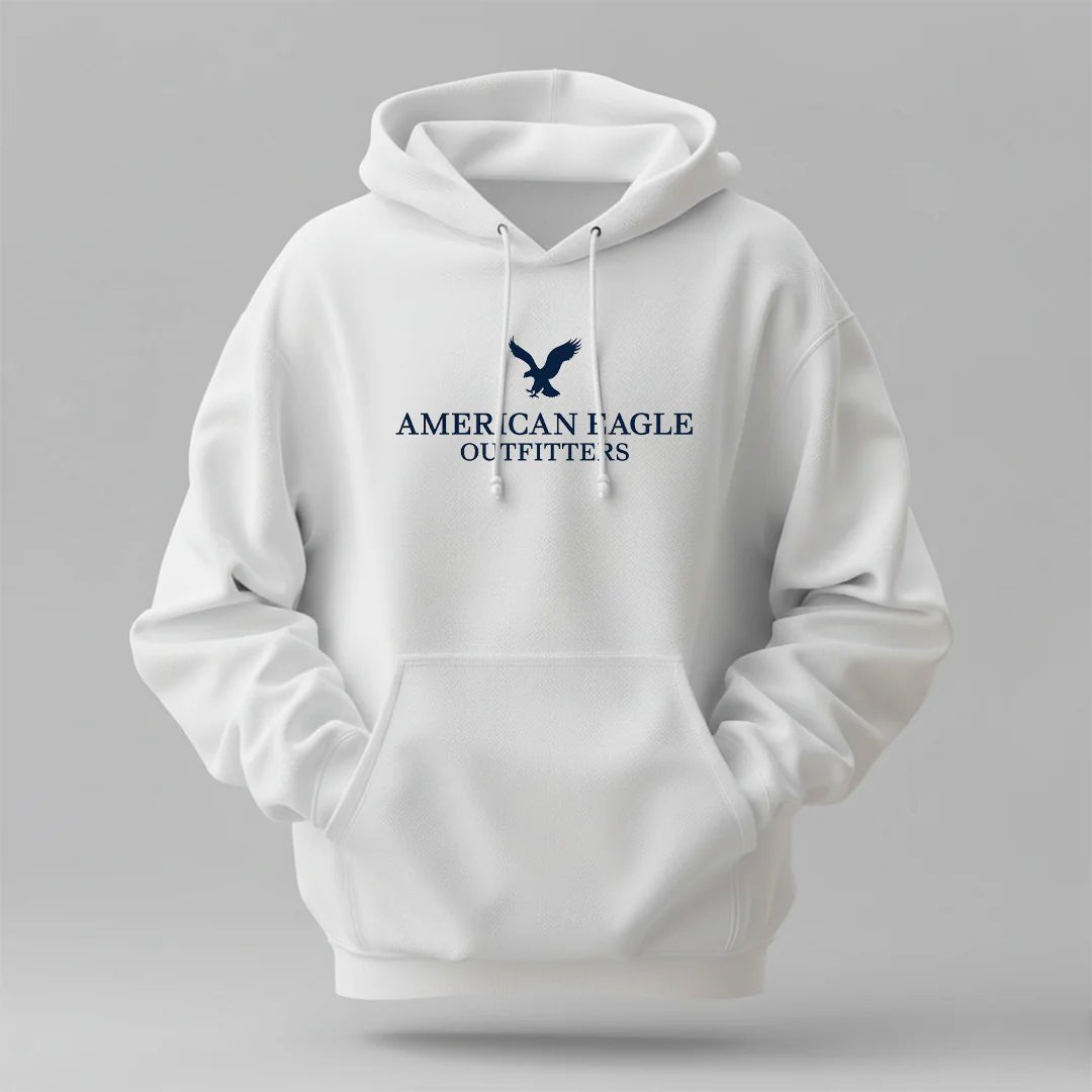 American Eagle - Winter Regular Fit Hoodie - NoirFashion