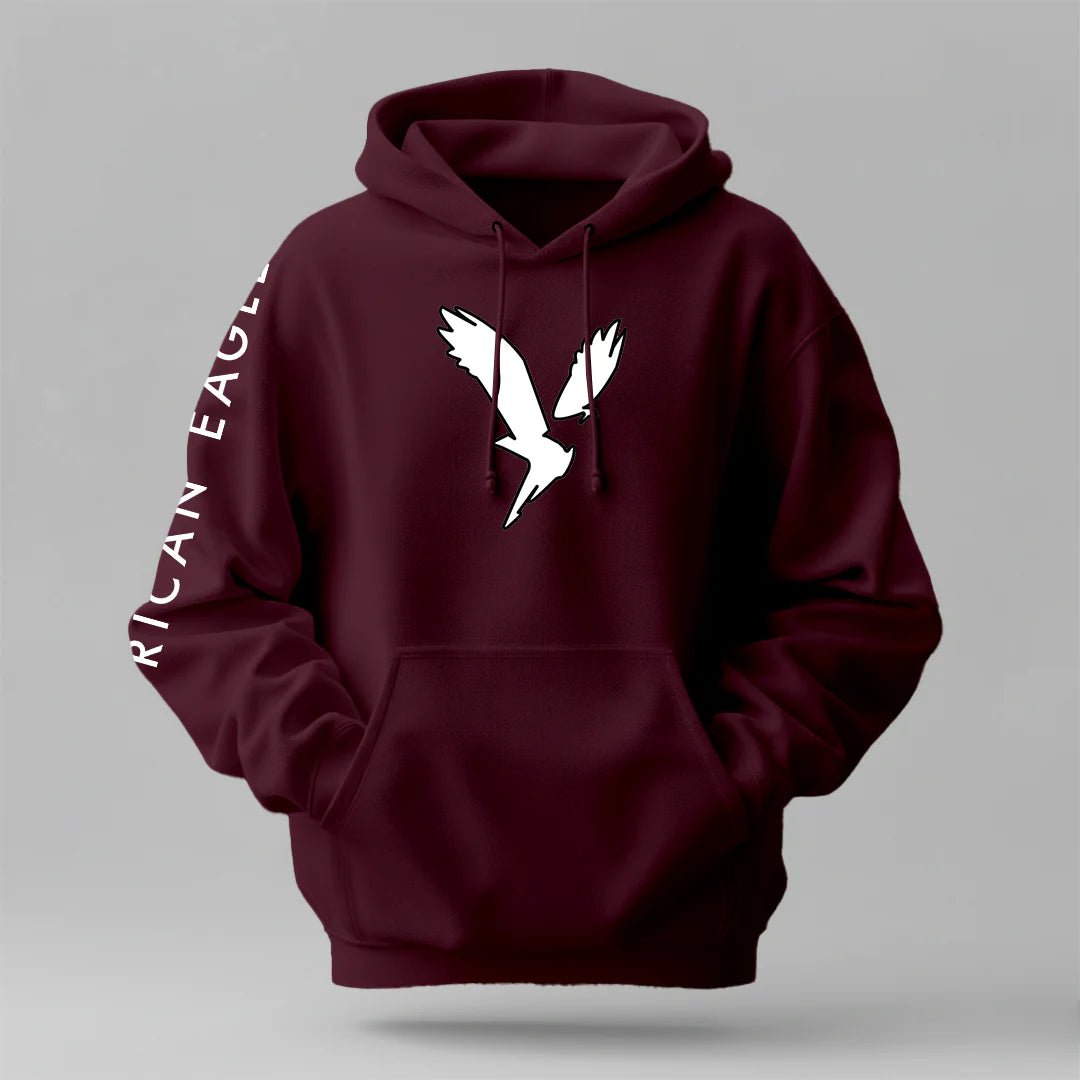 American Eagle - Winter Regular Fit Hoodie - NoirFashion