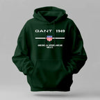 GANT 1949 - Winter Regular Fit Hoodie - NoirFashion