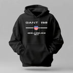 GANT 1949 - Winter Regular Fit Hoodie - NoirFashion