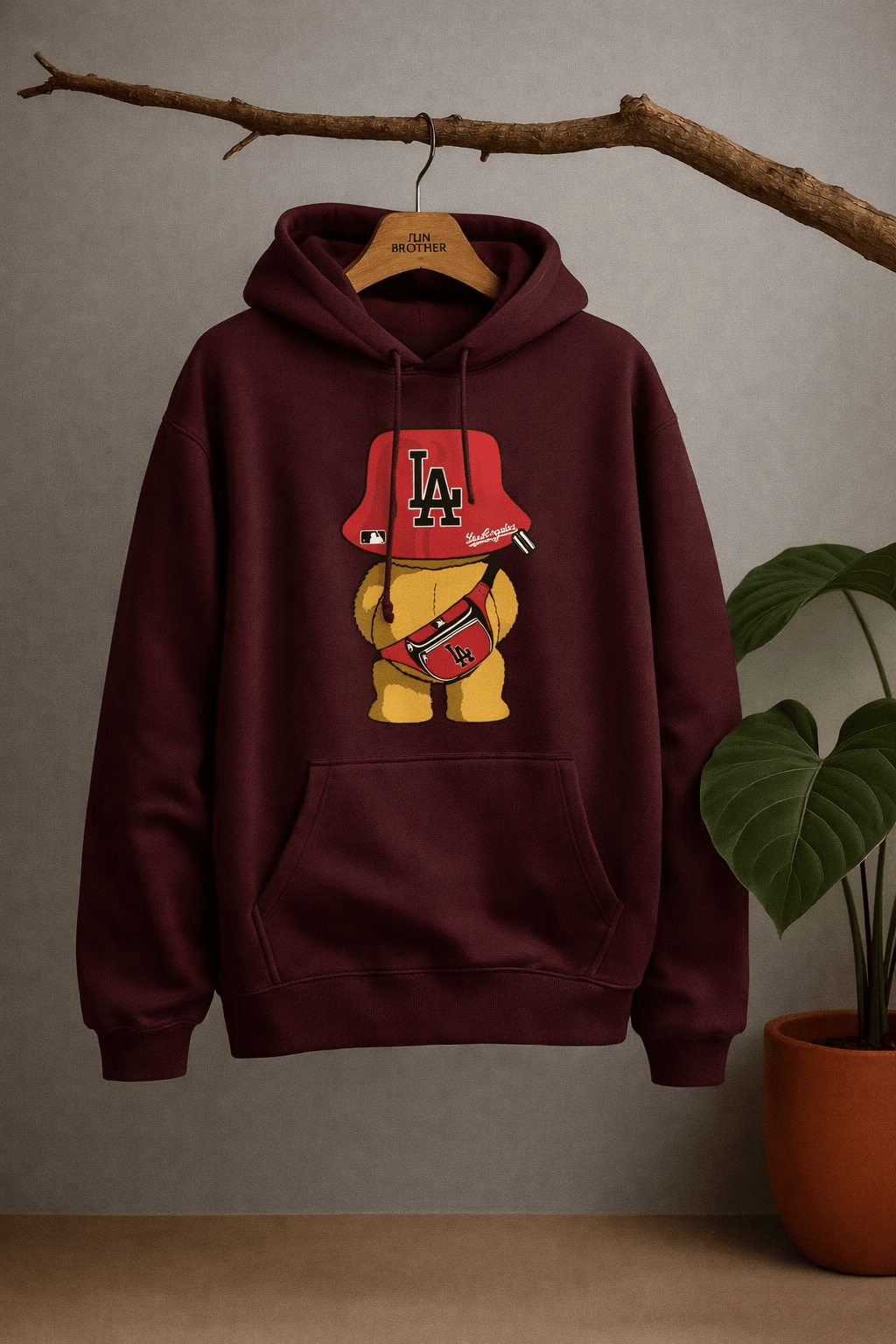 LA Bear Hoodie - NoirFashion