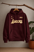 LAKERS - Winter Regular Fit Hoodie - NoirFashion