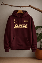 LAKERS - Winter Regular Fit Hoodie - NoirFashion