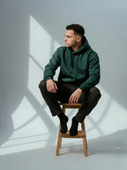 Plain - Winter Regular Fit Hoodie - NoirFashion