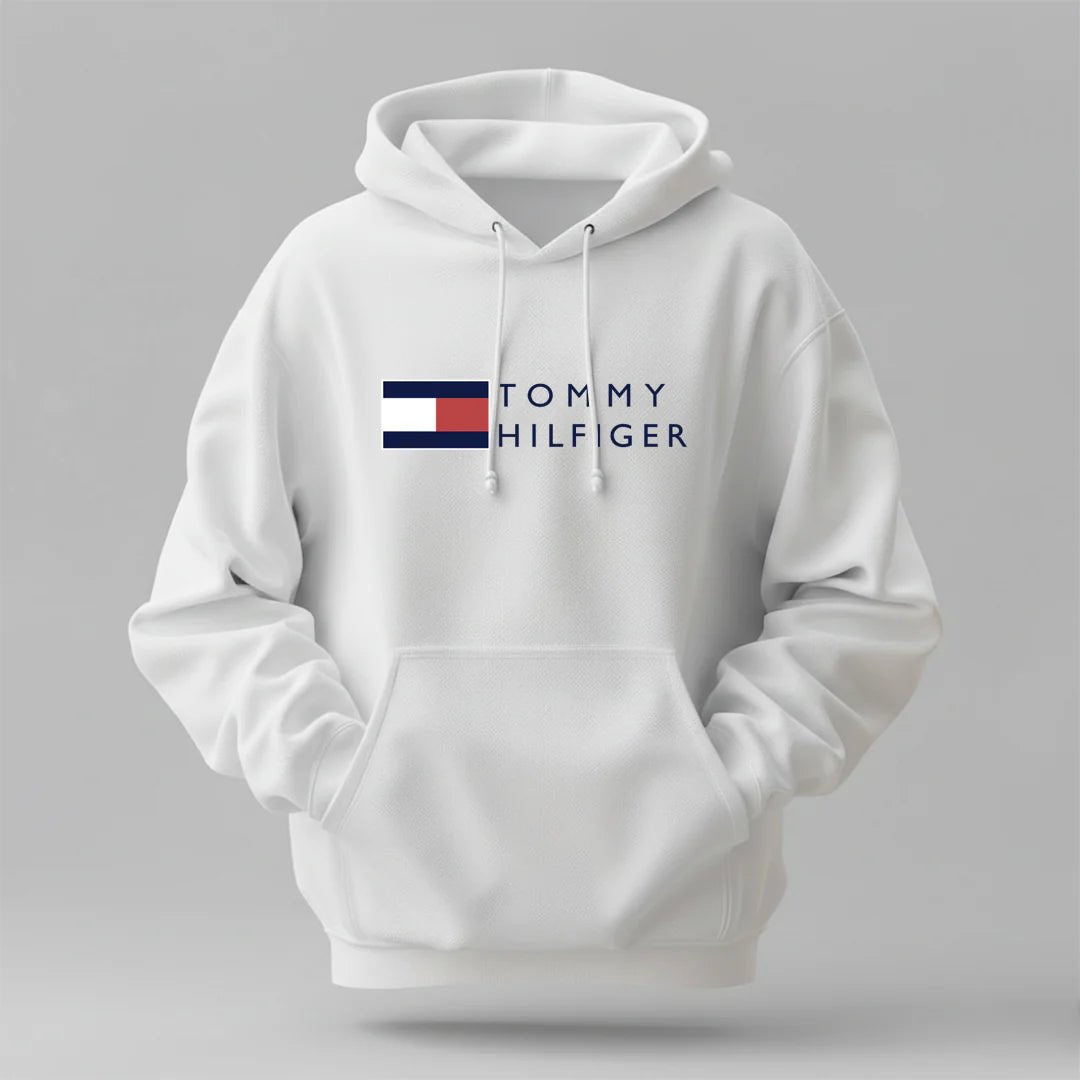 Tommy New Logo - Winter Regular Fit Hoodie - NoirFashion