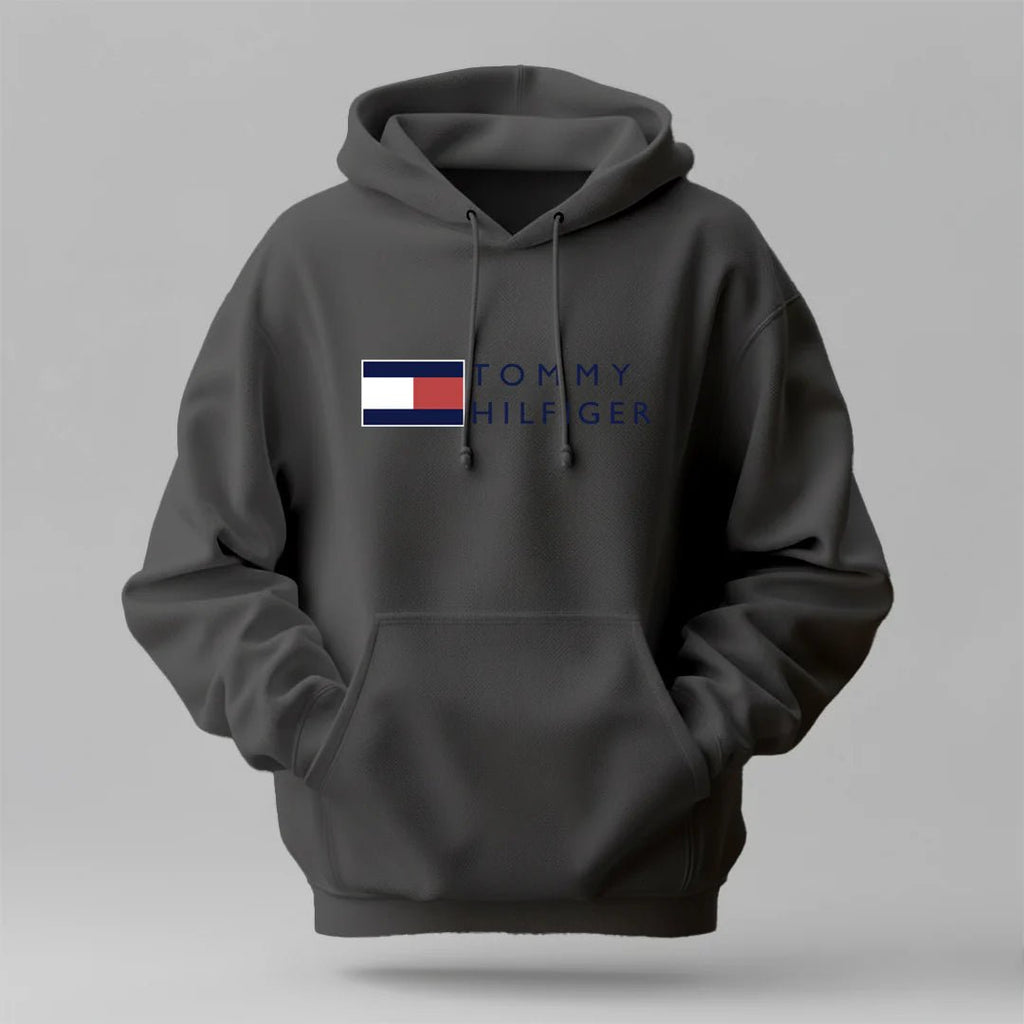 Tommy New Logo - Winter Regular Fit Hoodie - NoirFashion